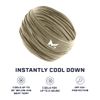 Mission Cooling Neck Gaiter, Customize Coverage Face Mask, Wet and Cool, One Size Beige