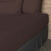 Soleil d'ocre, Fitted Sheet, Cotton, 57 Threads, Brown, 140 x 190 cm