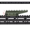 Phoking Optic Riser Mount Picatinny Rail Fast Riser Red Dot Riser for Red Dot Sight Scope Optics
