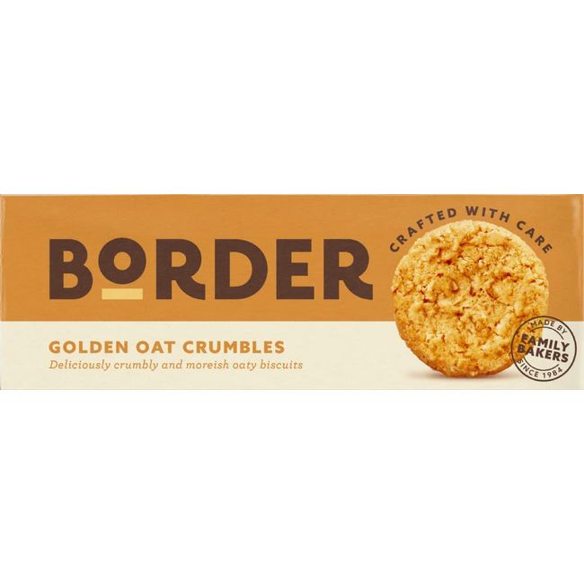 BORDER GOLDEN OAT CRUMBLES 135G - 12 PACK