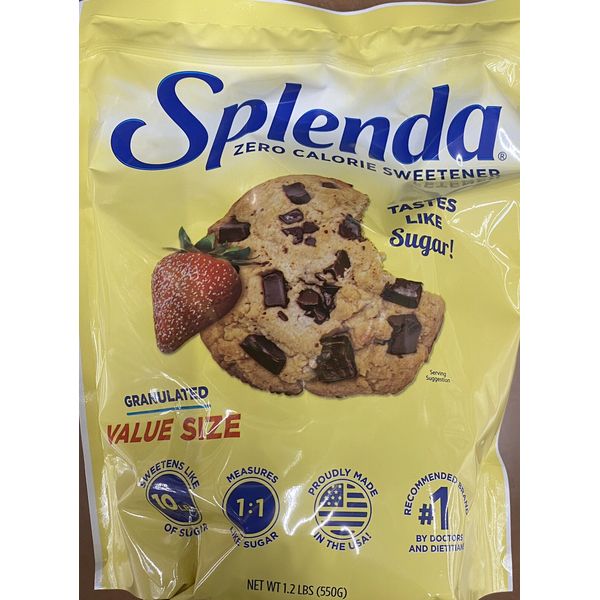 SPLENDA Zero Calorie Granulated Sweetener 1.2 LB VALUE SIZE Bag