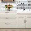 Ravinte Solid 3-3/4 Inch Cabinet Handles - Brushed Nickel & Satin Nickel Drawer Pulls - Kitchen Cabinet Hardware