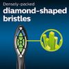 Philips Sonicare Genuine W DiamondClean Toothbrush Heads, 2 Brush Heads, Black, HX6062/95