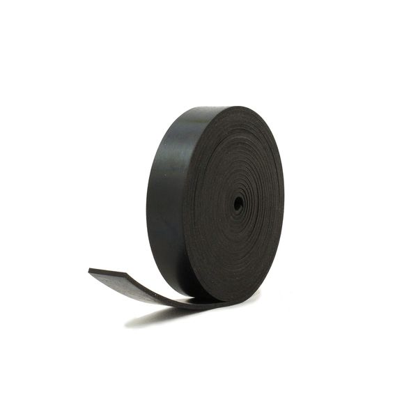Solid Neoprene Black Rubber Strip 30mm wide x 3mm thick x 5m long