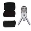 Navitech Black Podcast Microphone Shock Proof Carry Case Compatible with Samson Meteor