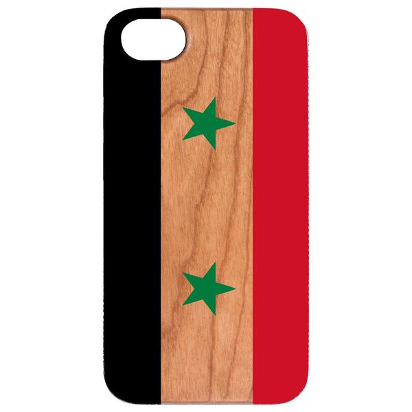 Flag Syria - UV Color Printed - iPhone 5/5S/SE Universal / Cherry