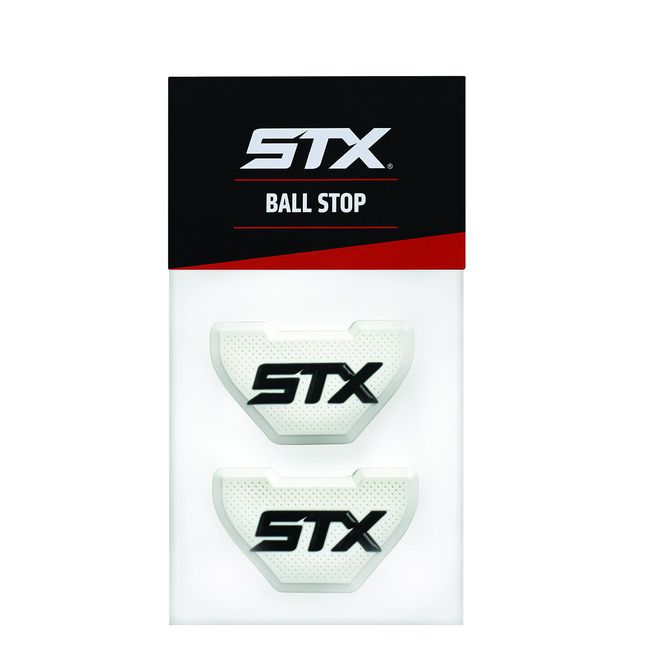 STX Lacrosse Crescent Ball Stop 2 Pack Ball Stop Pack, White