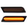 Smoke Amber LED Front Bumper Side Marker Light For Ford Transit Connect 2010-13