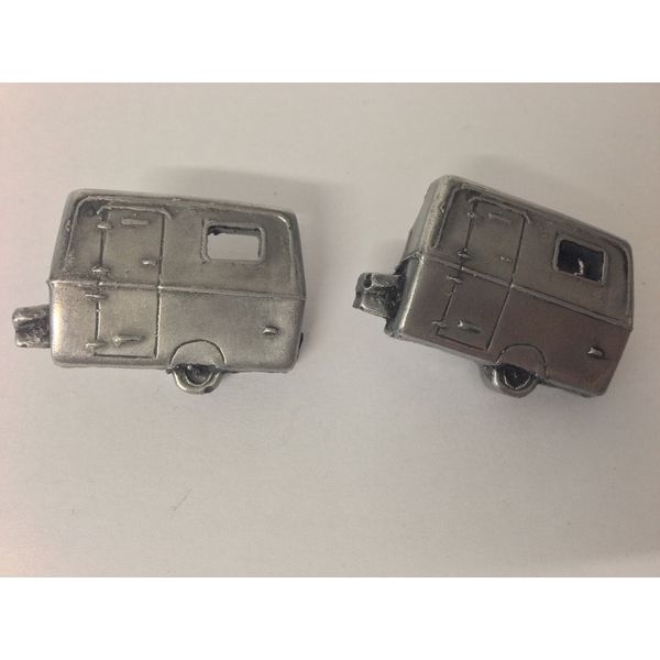Touring Caravan 3D cufflinks classic car pewter effect cufflinks ref317