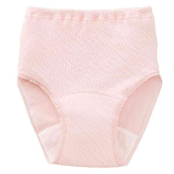 Women's Ripple Safe and Comfortable Panties, Set of 2, 30cc, Care Panties, Nursing Underwear, Women's, Nursing Care (L1. Peach)