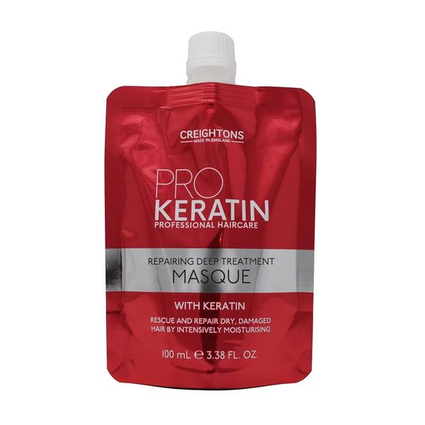 Creightons Pro Keratin Repairing Deep Treatment Masque (100ml) - Formulated with Keratin. Rescue and Repair Dry, Damaged Hair by Intensively Moisturising