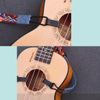 Uccellino Ukulele Strap, No Drilling Required, Double Hook, Stable, Hole Mounting Type, blue