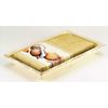 Boston International Ceramic Guest Towel Caddy, Cream