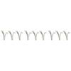 Butterfly V-Clips for Swimming Pool Brush, Leaf Rake, Vacuum, Pole Handle 9 Pack
