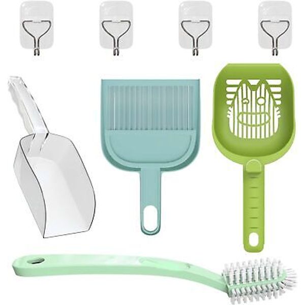 Convenient Pet Cats Toilet Cleaning Kit with Cat Litter Box Scoope