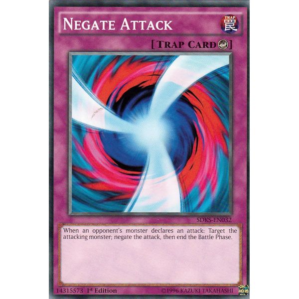 YuGiOh - SDKS-EN032 1st Ed Negate Attack common card