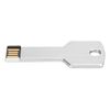 ASHATA Key Shape USB Flash Drive, Silver Thumb Drive 8GB-64GB, Memory Stick Expansion Disk, for Computer Use(8GB)