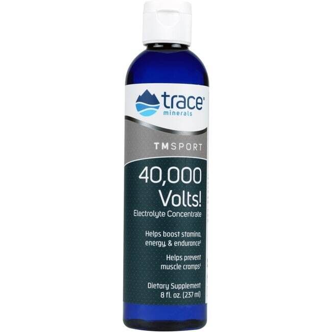 Trace Minerals 40,000 Volts! Electrolyte Concentrate 8 fl oz Liq