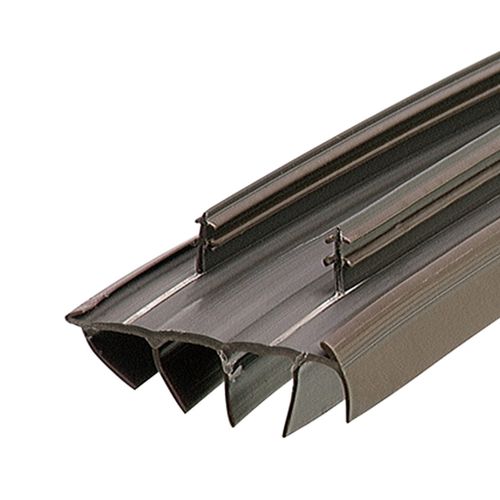 M-D Building Products 67967 36 in. Brown Vinyl Concealed Kerf/Channel Fit Under Door Seal