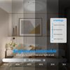 Magnetic Motion Sensor Ceiling Light Rechargeable LED Flush Shower Closet Light