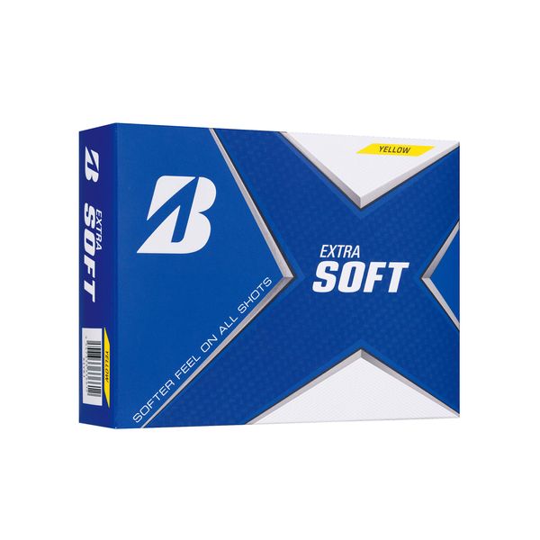 Bridgestone Extra Soft Golf Balls, 2021 Model, 12 Balls, Yellow