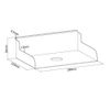 STARPLATINUM Desktop Panel Hanger, Comfortable Work Panel Hanger, PH1 Series Dedicated Option, File Holder