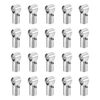 20Set Structural Pipe Connector Joint Pipe Clamps 180 Degree 2 Way