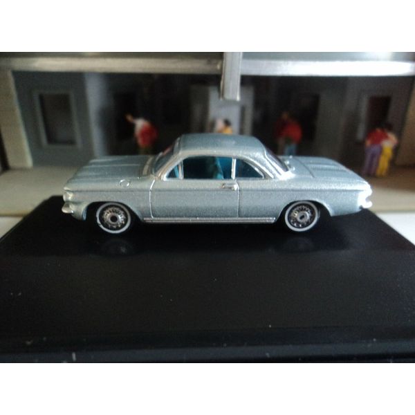 Oxford  1963  CHEVROLET  CORVAIR  Satin Silver  1/87   HO diecast car GM