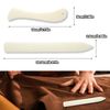 8Pcs Ergonomic Straight Bone Folder Sturdy Plastic Bone Folder Useful Smooth Touch Bone Folder Tool Embossing Creaser Paper Craft for DIY Handmade