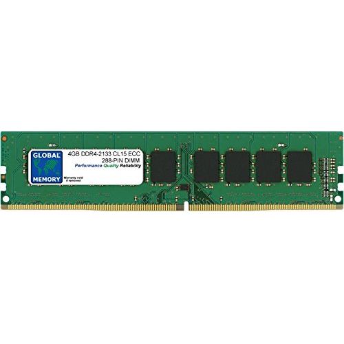 4GB DDR4 2133MHz PC4-17000 288-PIN ECC DIMM (UDIMM) MEMORY RAM COMPATIBLE WITH SERVERS/WORKSTATIONS/MOTHERBOARDS