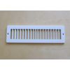 Toe Ductor Under Cabinet Heating and Cooling White Register Plate