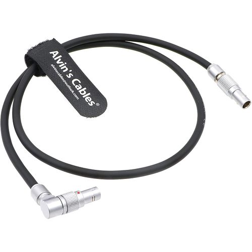 Z-CAM EVF Power-Cable Rotatable 2-Pin Male to Straight 2 Pin M Cord for ARRI Alexa Camera|SmallHD 702 Bright|Teradek Bond|ZCAM-E2 Flagship E2-S6 E2-F6 E2-F8 Alvin's Cables