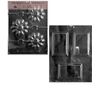 Flower Soap Bar Chocolate Candy Mold, RECTANGULAR SOAP BAR Soap Making Mold/Chocolate candy mold With Copywrited Candy Making Instruction