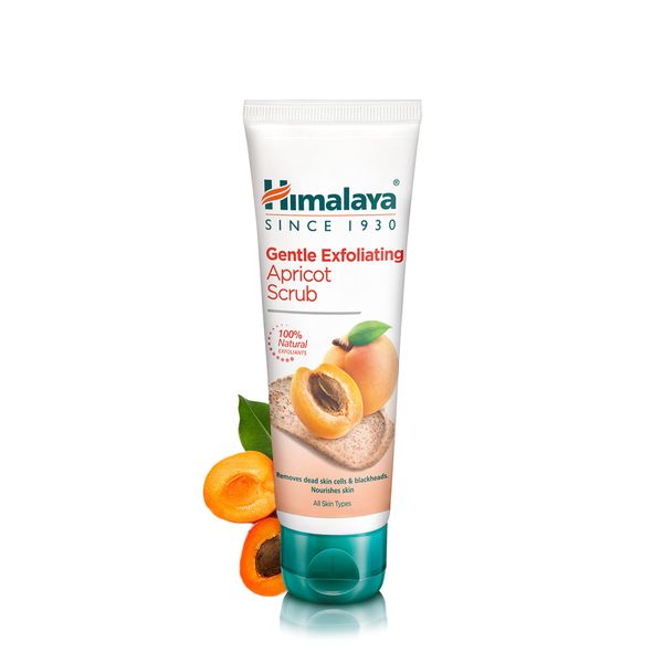 Himalaya Gentle Exfoliating Apricot Scrub| Suitable for all skin types - 75ml