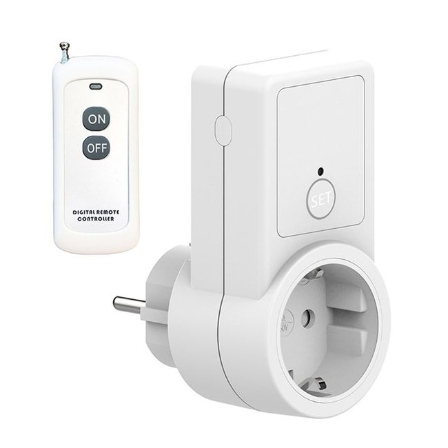 220V Universal Power Socket Mini Smart EU RF 433mhz Wireless Remote Control For Smart Home Compatible With Broadlink RM4 Pro