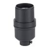 B&P Lamp® Satin Black Finish, Med. Base Modern Keyless Lamp Socket