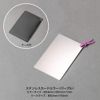 HORIUCHI MIRROR (Business Card Size Unbreakable Mirror), Safe and Safe, Unbreakable Stainless Steel Card Mirror, Purple Cord Included, Convenient for Checking Looks in Your Pocket, Cute, Cool, Makeup Mirror, For Sales, Going Out, Made in Japan