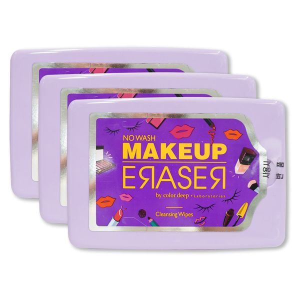 Color Deep Color Deep Makeup Eraser Purple Edition 30 sheets x 3ea