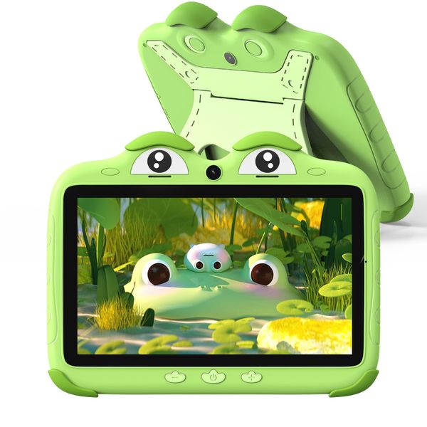 Kids Tablet 7 Inch Tablet for Kids 32GB Toddler Tablet Free Kids Software Installed, Kids Learning Android Tablet with WiFi YouTube Parental Control for Toddlers Boys Girls Childrens Tablet