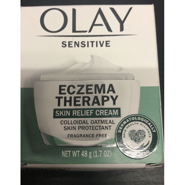 OLAY Sensitive Eczema Therapy Skin Relief Cream-1.7 oz Exp 12/2024+ (j6)