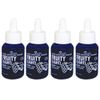 Sample Set Sato Teeth Clover Teeth Dye Liquid 0.2 fl oz (5 ml) x 4 Packs (Grape)