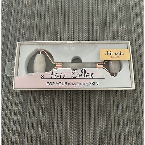 Kitsch Rose Quartz Face Roller Skin Care - Face Massager Roller NEW BOXED