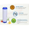 20" x 2.5" Replacement Water Filter Cartridge PP Sediment, CTO Block & GAC (SET)