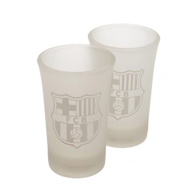 F.C. Barcelona 2pk Shot Glass Set FR Official Merchandise