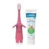 Dr. Brown's Natural Flow Infant Toothbrush, Toothpaste Combo Pack, Pink