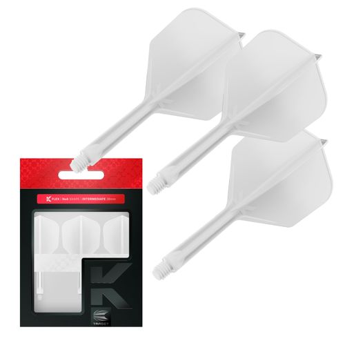 TARGET K-FLEX SHAPE/NO6 FLIGHT (26MM INTERMEDIATE, WHITE)