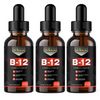 Vitamin B-12 Liquid Drops- Keto & Weight Support -3 Bottles-180ml (2fl oz)