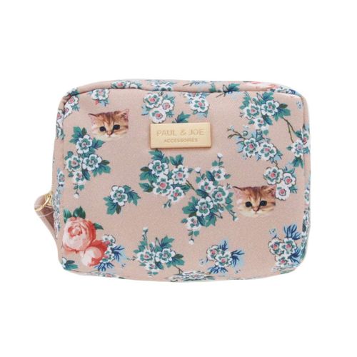 Paul & Joe 107501-1202-04 Women's Makeup Pouch (Beige), Women's Pouch, Paul & Joe ACCESSOIRES, beige