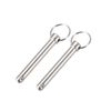 sourcing map Quick Release Pin 10mmX70mm Marine Hardware for Boat Bimini Top Deck Hinge 2Pcs