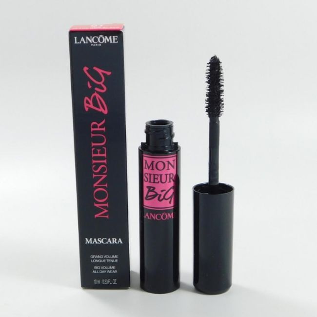 Lancome Mascara Monsieur Big #01 IS THE NEW BLACK 0.33oz / 10ml *NEW IN BOX*